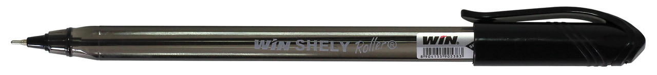 Ручка масляна WIN (SHELLY), чорнила чорні, трикутна форма